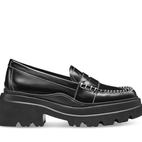 G.H.BASS Women's Platform Lug Loafers Shoes 7.5. NWOB - Picture 3 of 5